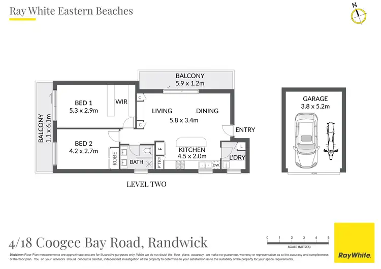 Floorplan of Homely apartment listing, 4/18 Coogee Bay Road, Randwick NSW 2031