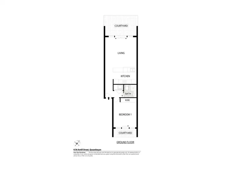 Floorplan of Homely unit listing, 4/36 Antill Street, Queanbeyan NSW 2620