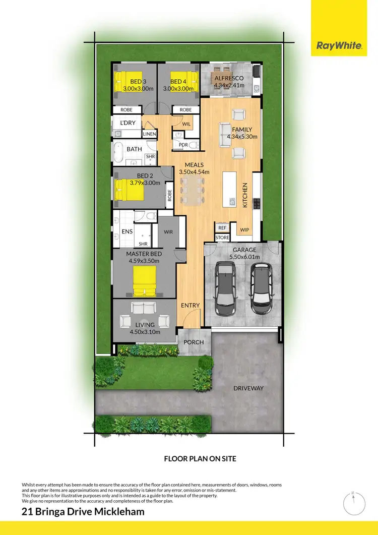 Floorplan of Homely house listing, 21 Bringa Drive, Mickleham VIC 3064