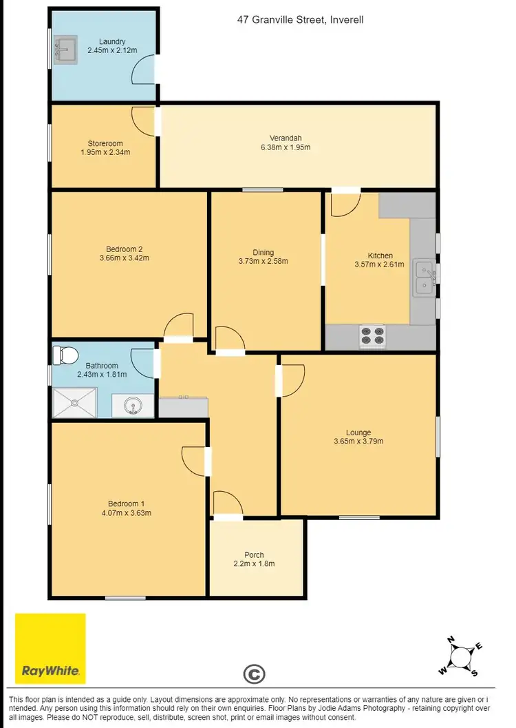 Floorplan of Homely house listing, 47 Granville Street, Inverell NSW 2360