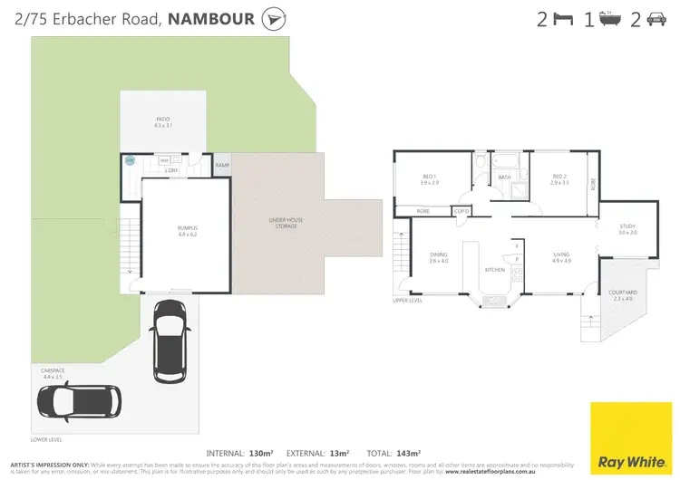 Floorplan of Homely house listing, 2/75 Erbacher Road, Nambour QLD 4560