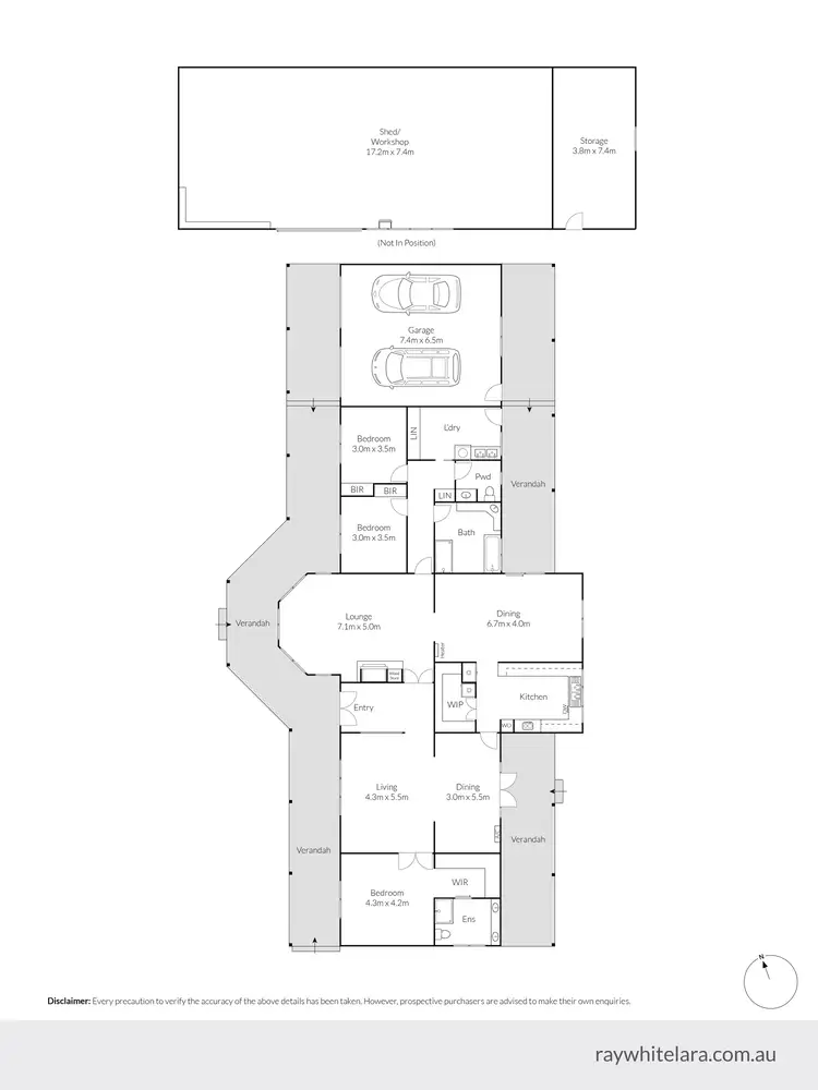 Floorplan of Homely house listing, 680 Bacchus Marsh Road, Lara VIC 3212