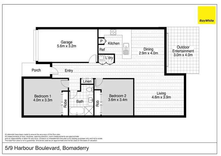 Floorplan of Homely house listing, 5/9 Harbour Boulevard, Bomaderry NSW 2541