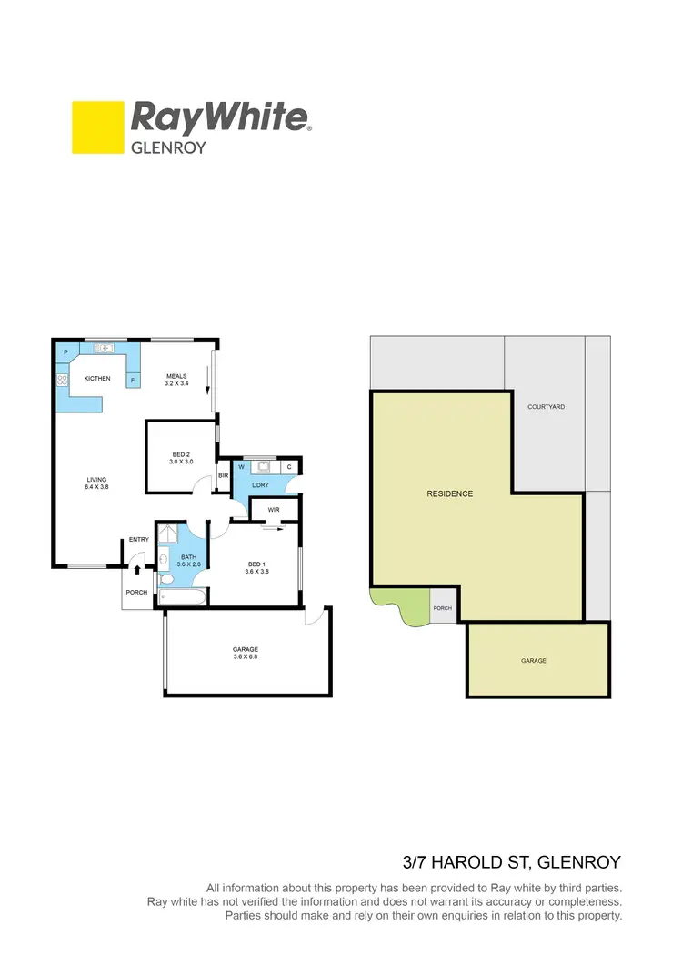 Floorplan of Homely unit listing, 3/7 Harold Street, Glenroy VIC 3046