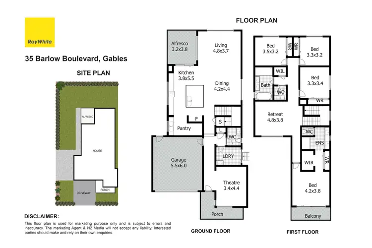 Floorplan of Homely house listing, 35 Barlow Boulevard (The Gables), Box Hill NSW 2765