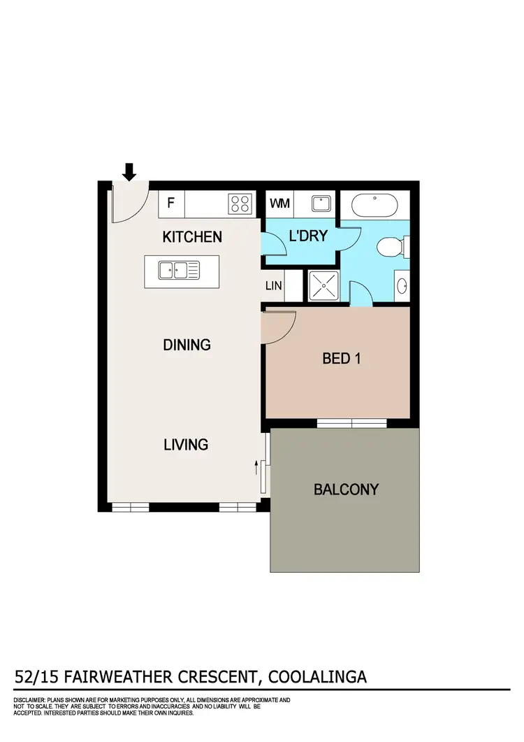 Floorplan of Homely unit listing, 52/15 Fairweather Crescent, Coolalinga NT 839