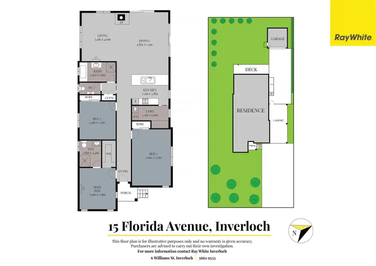 Floorplan of Homely house listing, 15 Florida Avenue, Inverloch VIC 3996