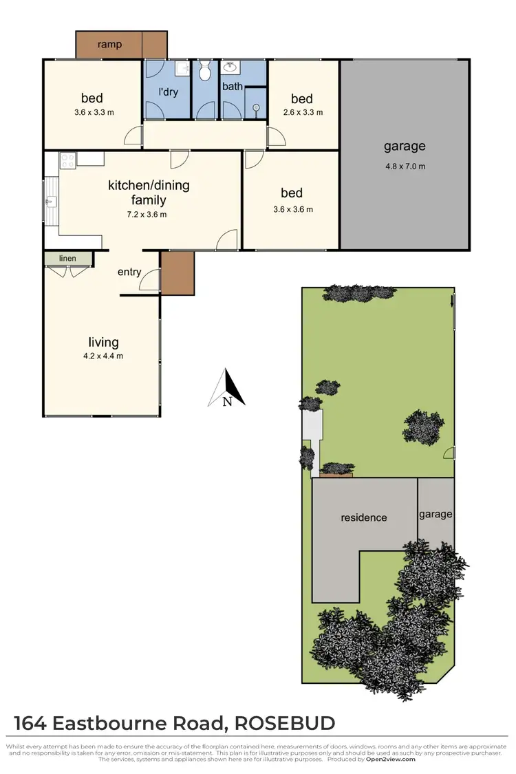 Floorplan of Homely house listing, 164 Eastbourne Road, Rosebud VIC 3939