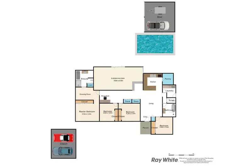 Floorplan of Homely house listing, 105 Riflebird Drive, Upper Caboolture QLD 4510