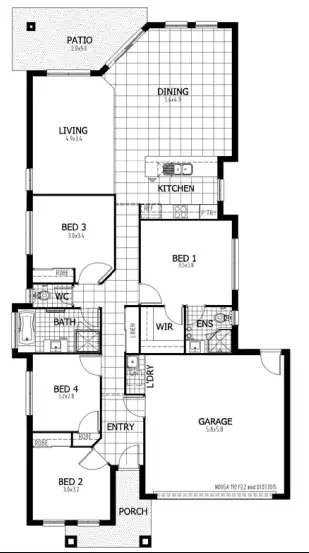 Floorplan of Homely house listing, 99 O'Reilly Drive, Coomera QLD 4209