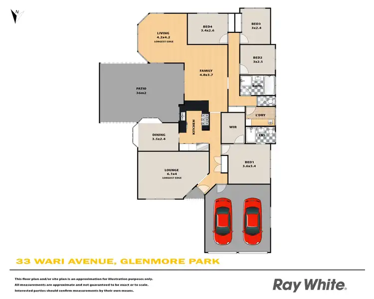 Floorplan of Homely house listing, 33 Wari Avenue, Glenmore Park NSW 2745