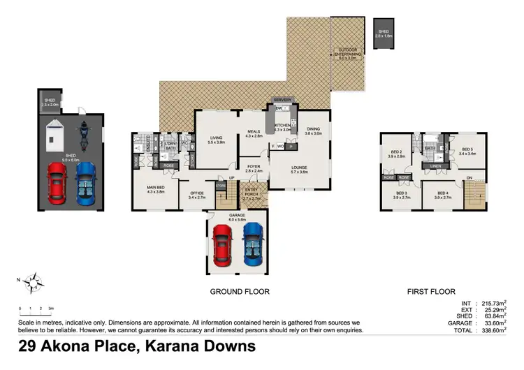 Floorplan of Homely house listing, 29 Akona Place, Karana Downs QLD 4306