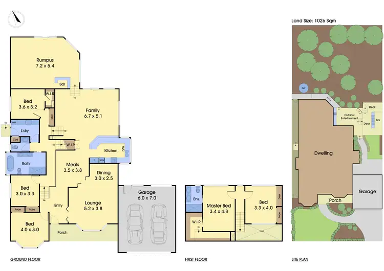 Floorplan of Homely house listing, 22 Jacaranda Drive, Diamond Creek VIC 3089