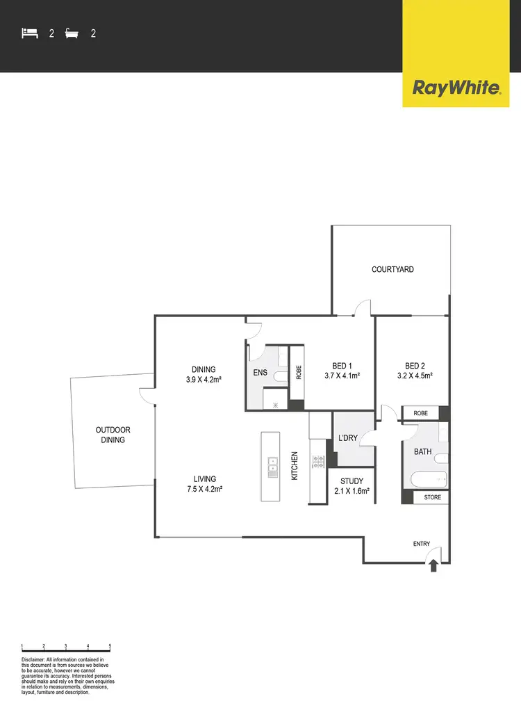 Floorplan of Homely unit listing, 28/23 State Circle, Forrest ACT 2603