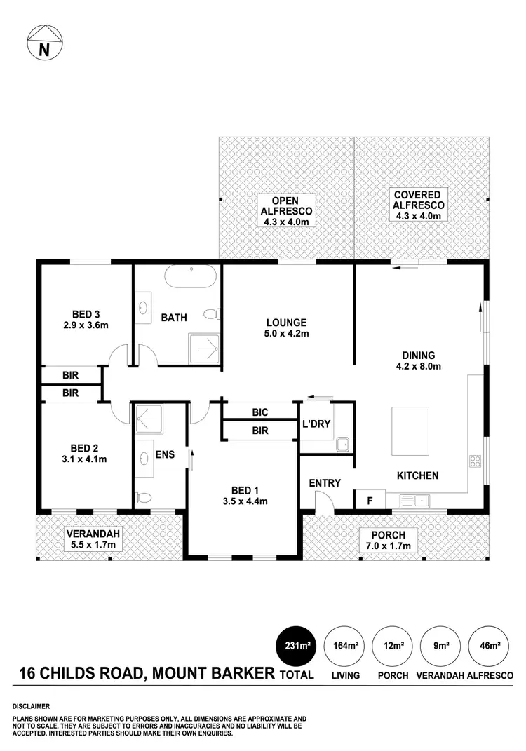 Floorplan of Homely house listing, 16 Childs Road, Mount Barker SA 5251