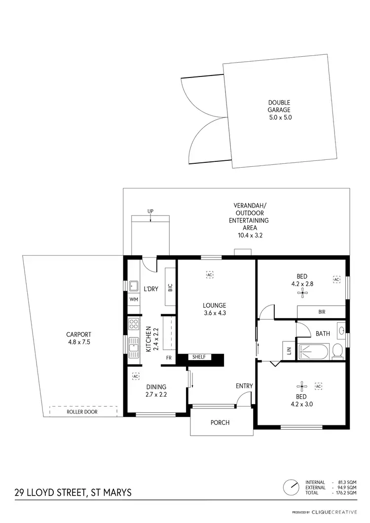 Floorplan of Homely house listing, 29 Lloyd Street, St Marys SA 5042