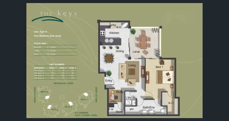 Floorplan of Homely unit listing, 71/168 Moore Road, Kewarra Beach QLD 4879