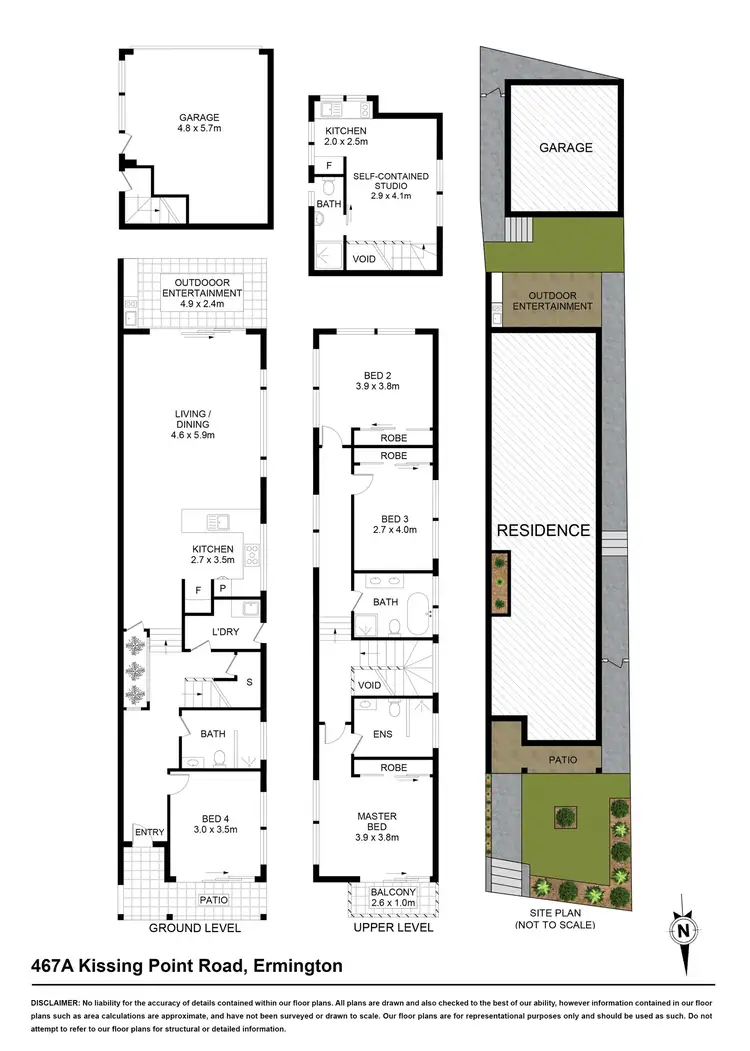 Floorplan of Homely house listing, 467a Kissing Point Road, Ermington NSW 2115