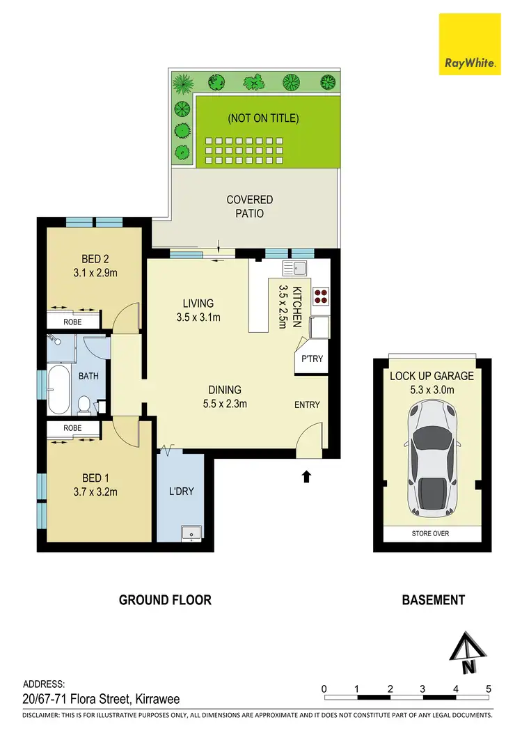 Floorplan of Homely unit listing, 20/67-71 Flora Street, Kirrawee NSW 2232