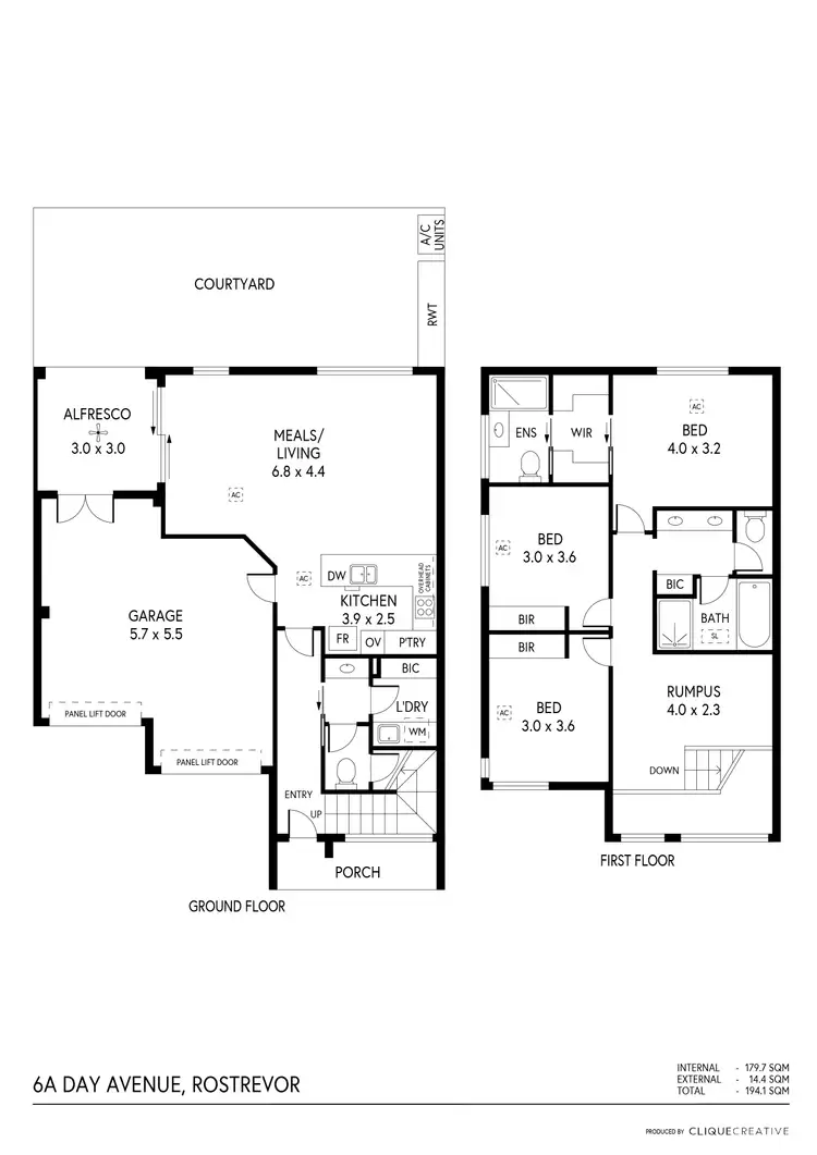 Floorplan of Homely house listing, 6A Day Avenue, Rostrevor SA 5073