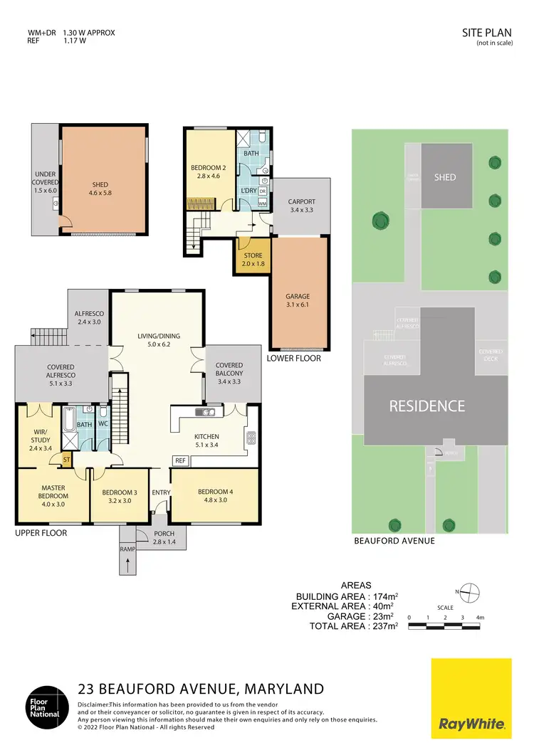 Floorplan of Homely house listing, 23 Beauford Avenue, Maryland NSW 2287