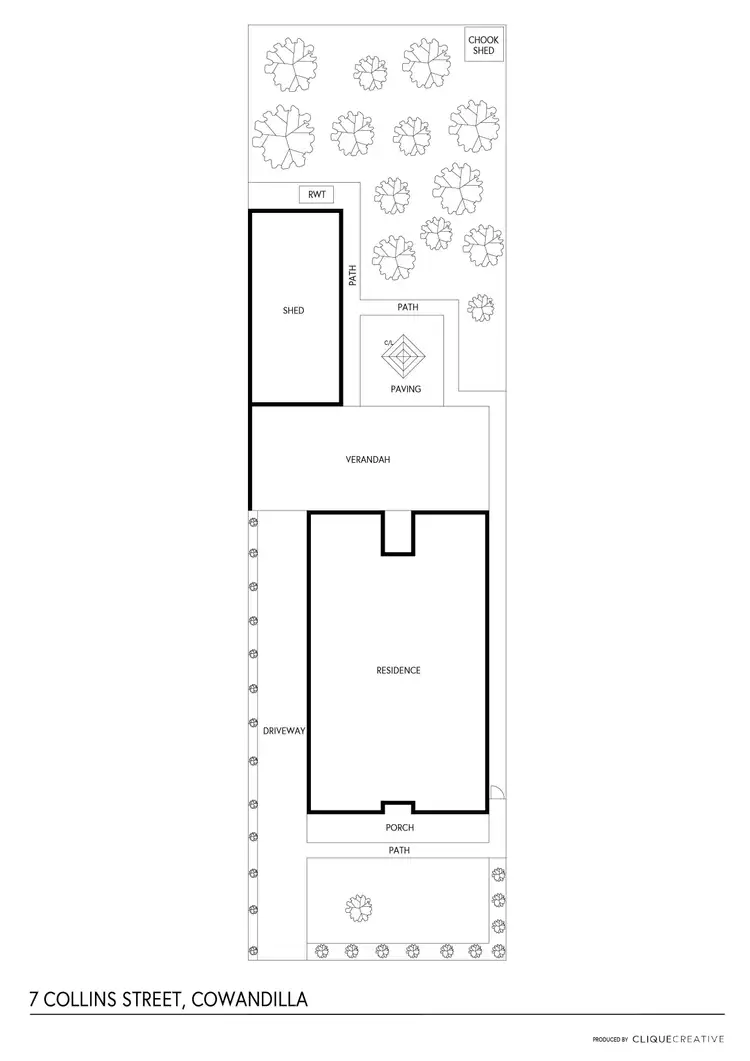 Floorplan of Homely house listing, 7 Collins Street, Cowandilla SA 5033