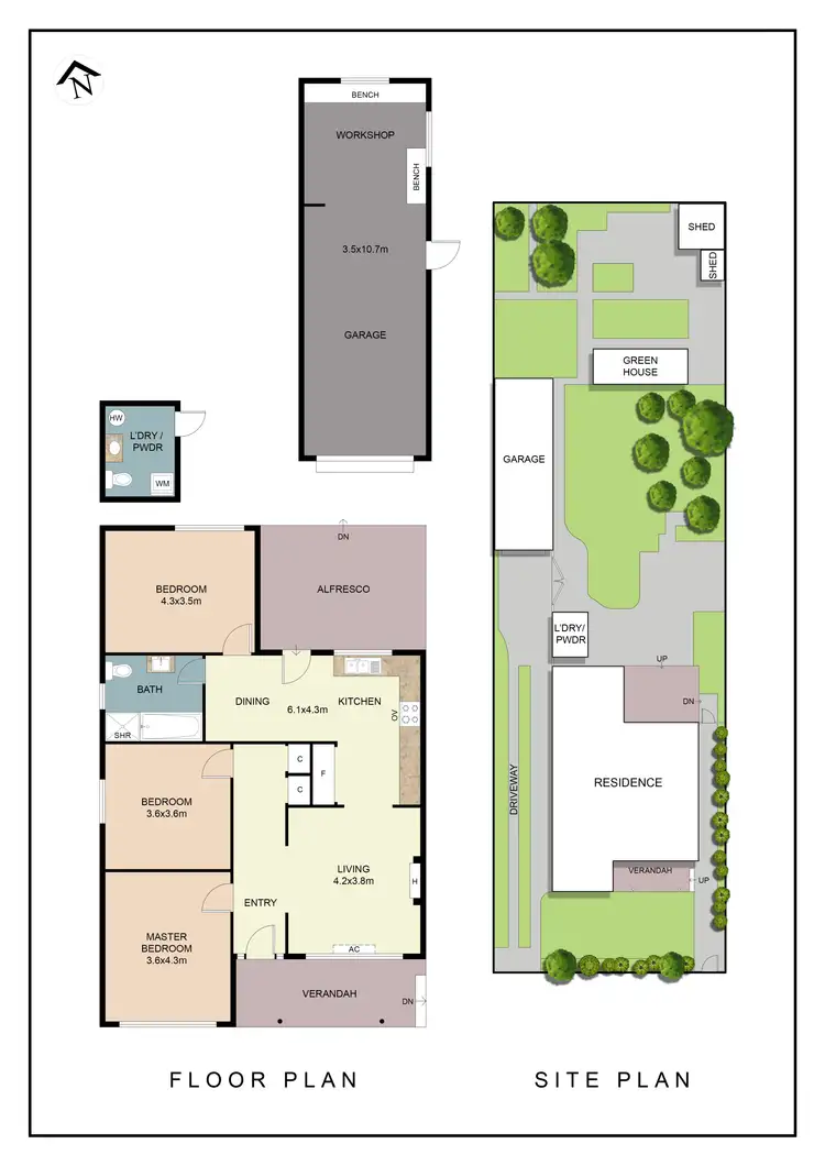 Floorplan of Homely house listing, 4 Hall Street, Coburg VIC 3058