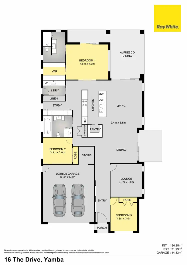 Floorplan of Homely house listing, 16 The Drive, Yamba NSW 2464