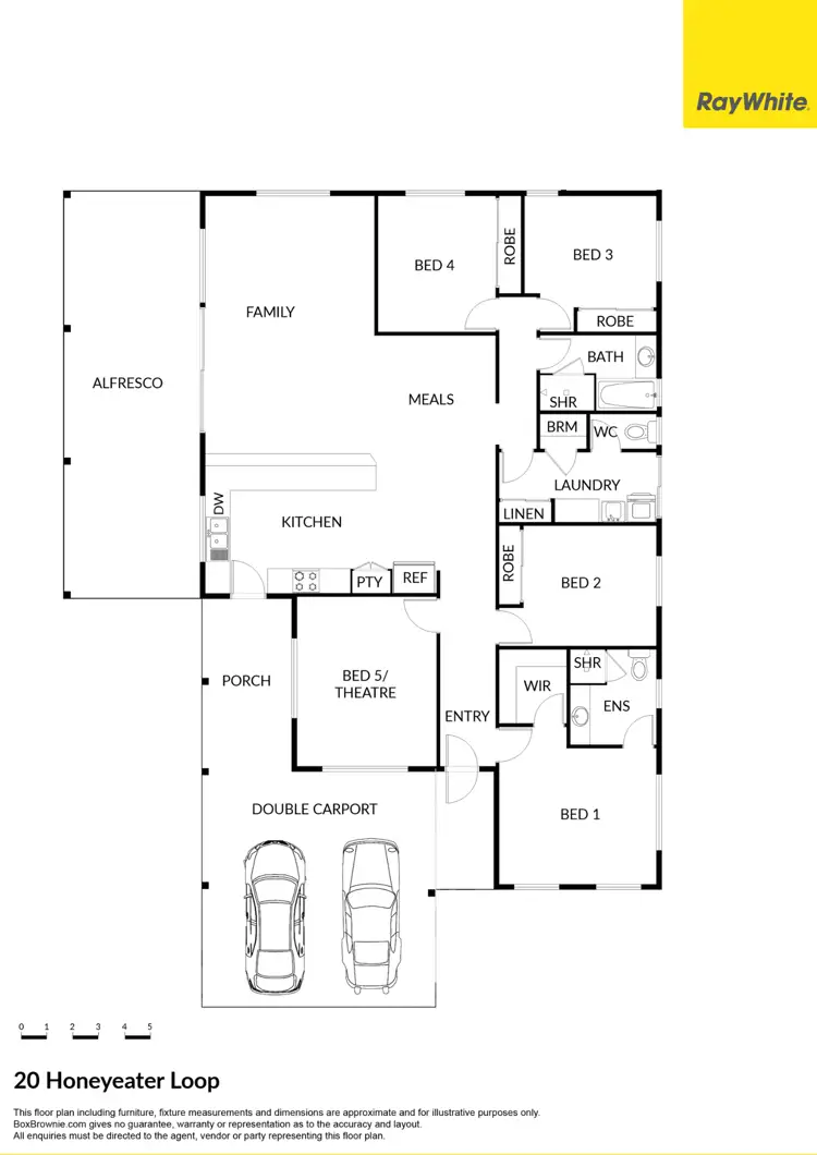 Floorplan of Homely house listing, 20 Honeyeater Loop, Djugun WA 6725