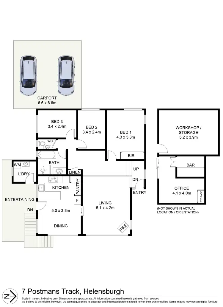 Floorplan of Homely house listing, 7 Postmans Track, Helensburgh NSW 2508