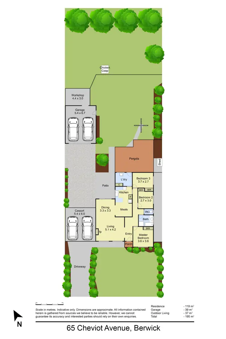 Floorplan of Homely house listing, 65 Cheviot Avenue, Berwick VIC 3806