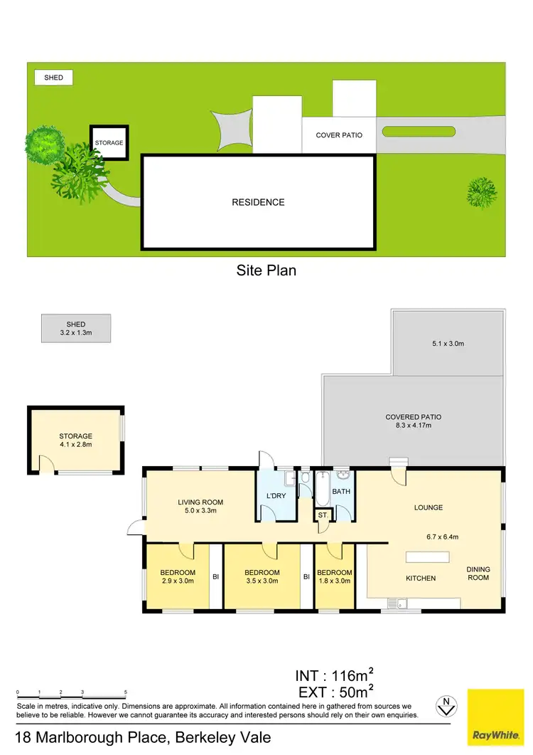 Floorplan of Homely house listing, 18 Marlborough Place, Berkeley Vale NSW 2261