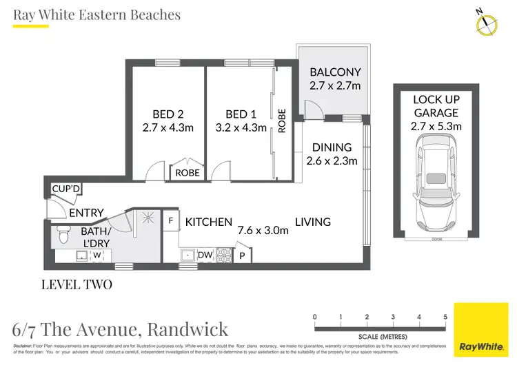 Floorplan of Homely apartment listing, 6/7 The Avenue, Randwick NSW 2031