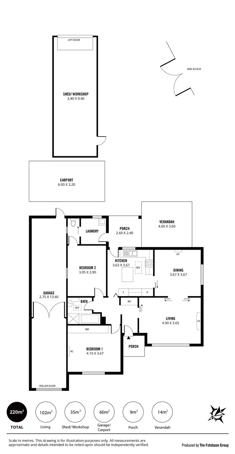 Floorplan of Homely house listing, 32 Alma Terrace, Seaton SA 5023