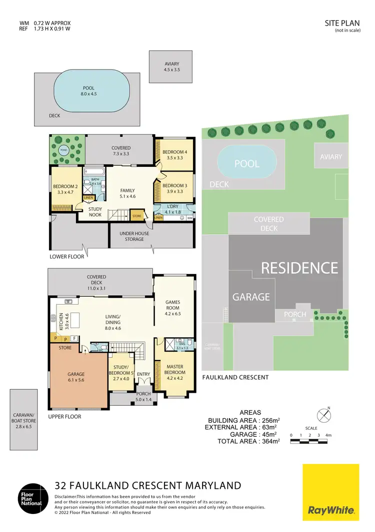 Floorplan of Homely house listing, 32 Faulkland Crescent, Maryland NSW 2287