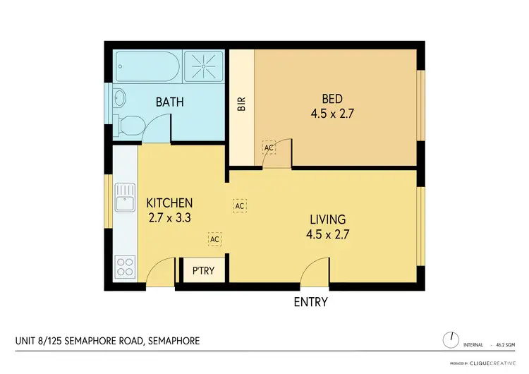 Floorplan of Homely house listing, 8/125 Semaphore Road, Semaphore SA 5019