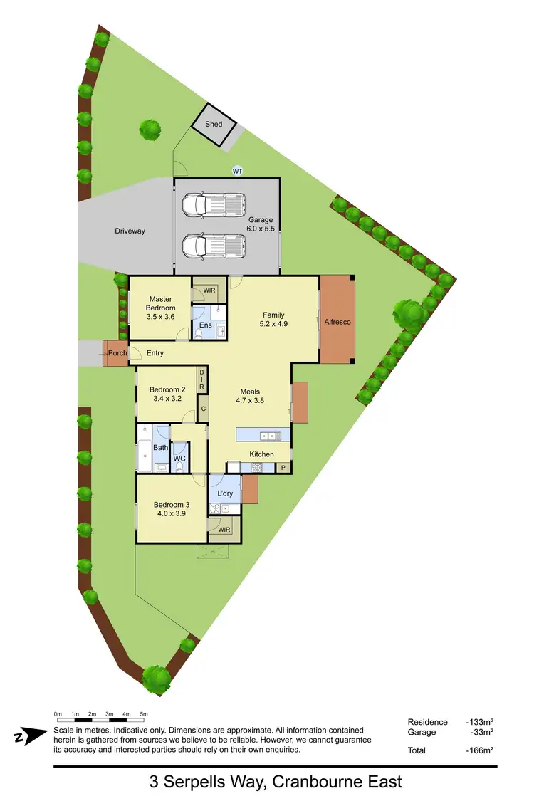 Floorplan of Homely house listing, 3 Serpells Way, Cranbourne East VIC 3977