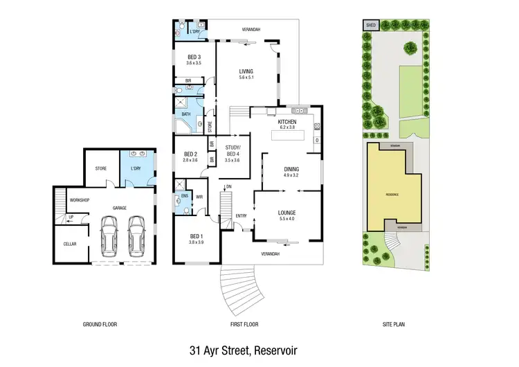 Floorplan of Homely house listing, 31 Ayr Street, Reservoir VIC 3073