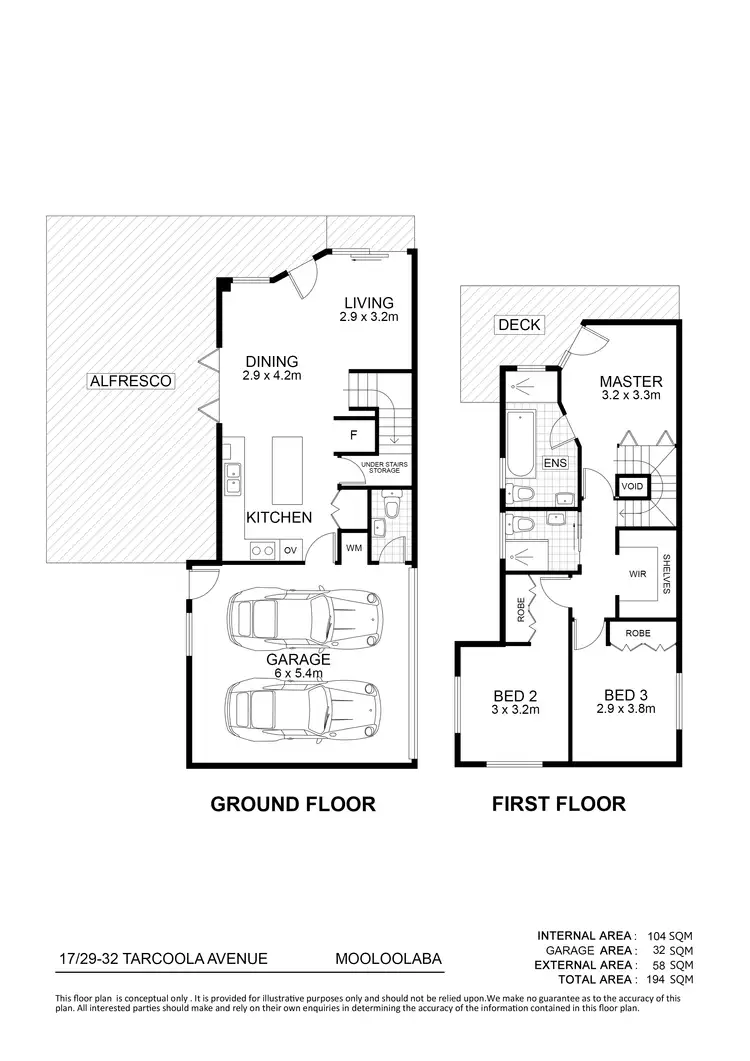 Floorplan of Homely townhouse listing, 17/29-31 Tarcoola Avenue, Mooloolaba QLD 4557
