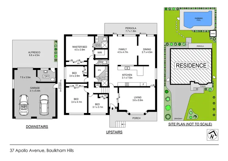 Floorplan of Homely house listing, 37 Apollo Avenue, Baulkham Hills NSW 2153