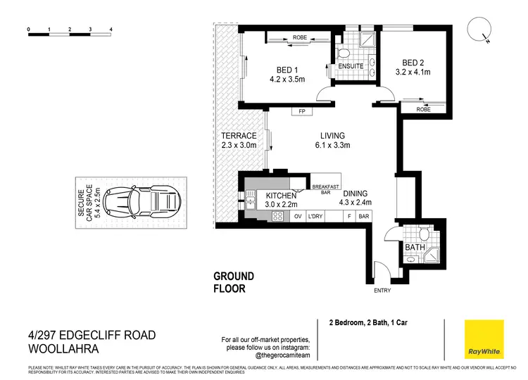 Floorplan of Homely unit listing, 4/297 Edgecliff Road, Woollahra NSW 2025