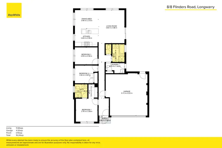 Floorplan of Homely unit listing, 8/8 Flinders Road, Longwarry VIC 3816