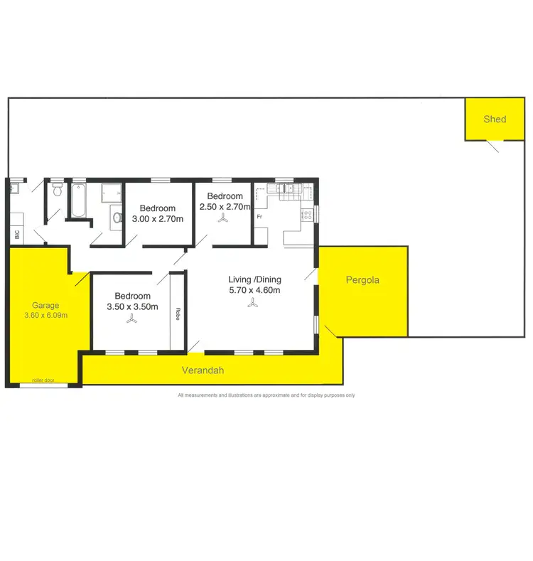 Floorplan of Homely unit listing, 2/1 Surrey Avenue, Victor Harbor SA 5211