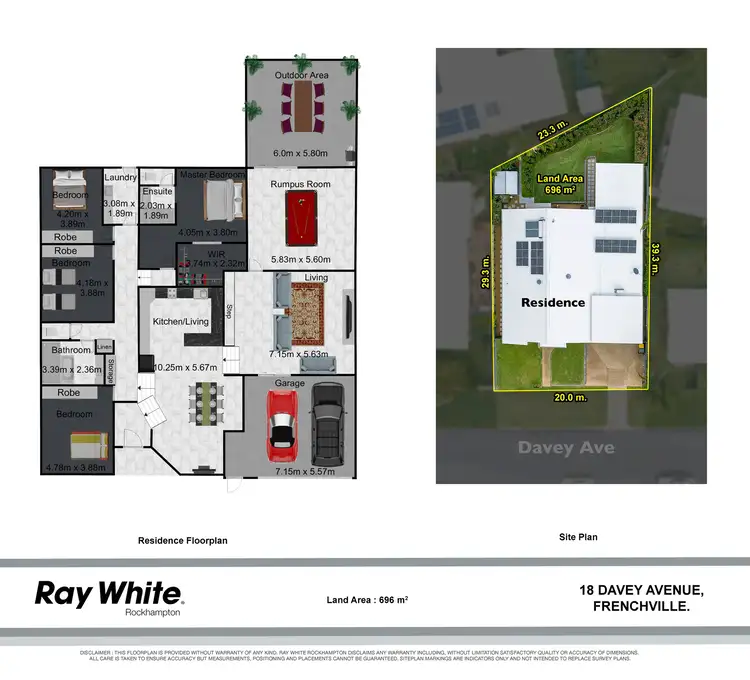 Floorplan of Homely house listing, 18 Davey Avenue, Frenchville QLD 4701