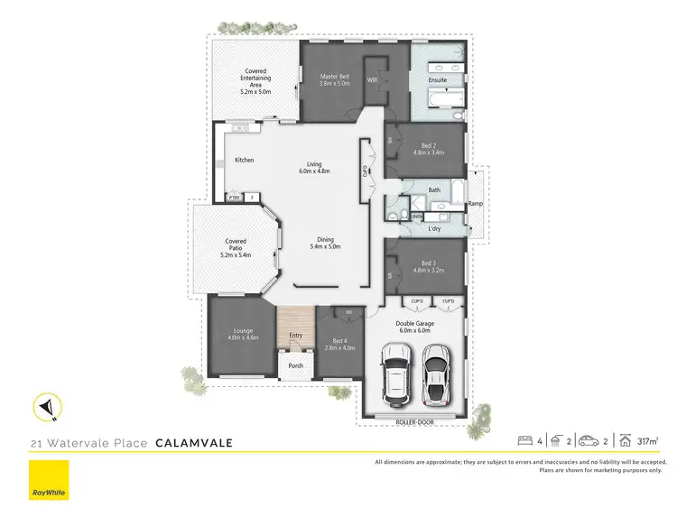 Floorplan of Homely house listing, 21 Watervale Place, Calamvale QLD 4116