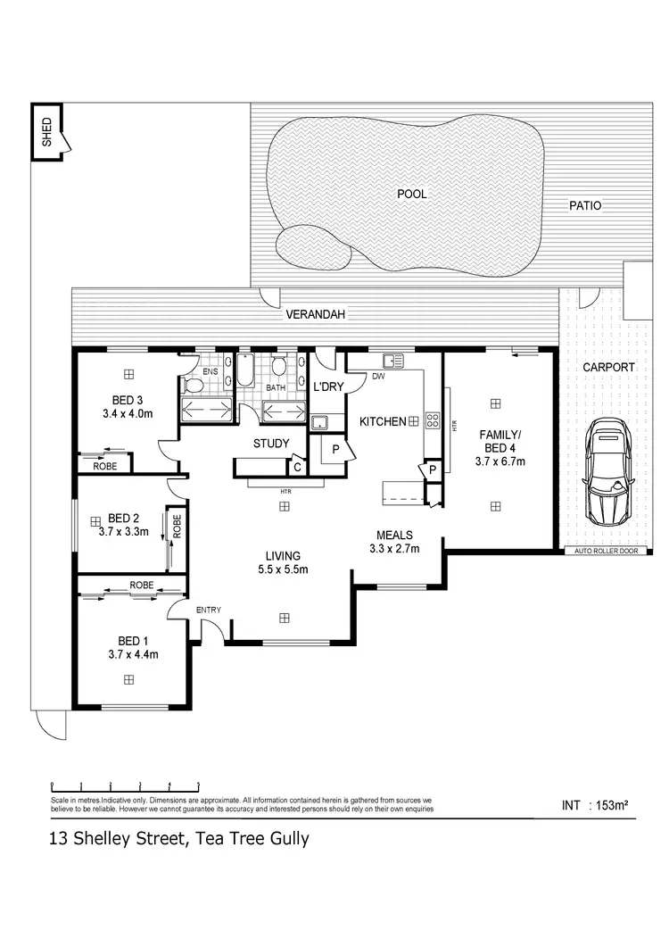 Floorplan of Homely house listing, 13 Shelley Street, Tea Tree Gully SA 5091