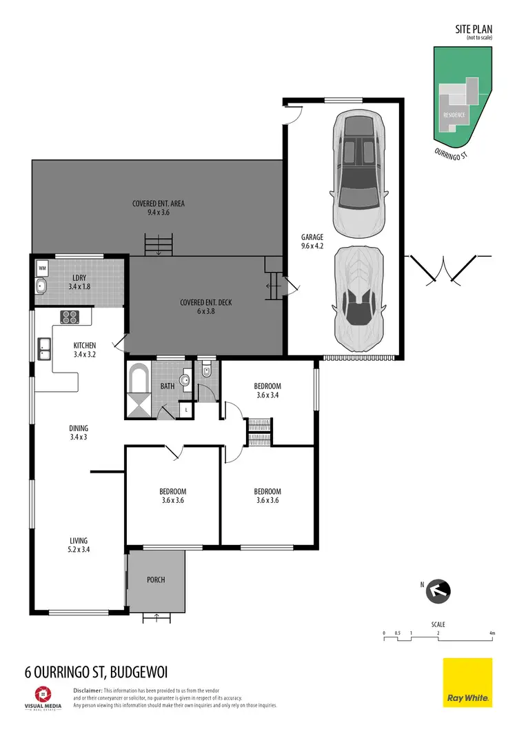 Floorplan of Homely house listing, 6 Ourringo Street, Budgewoi NSW 2262