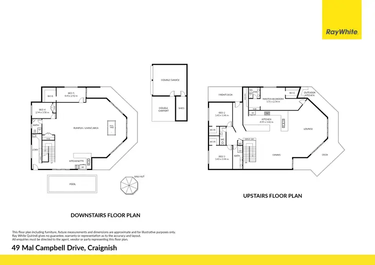 Floorplan of Homely house listing, 49 Mal Campbell Drive, Craignish QLD 4655
