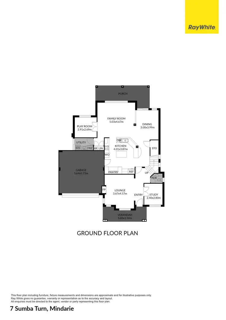 Floorplan of Homely house listing, 7 Sumba Turn, Mindarie WA 6030