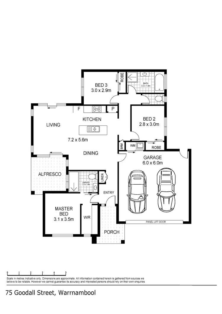 Floorplan of Homely house listing, 75 Goodall Street, Warrnambool VIC 3280